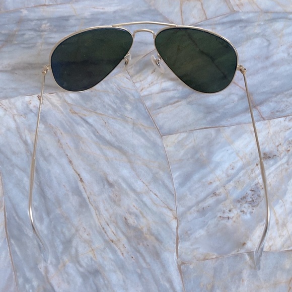 Ray‎ Ban Large Aviator Sunglasses Orange Glasses Gold Frames Shades 3025 main image 8